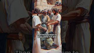 Did Jesus Really Turn Water into Wine biblestories jesus miracles [upl. by Nomahs854]