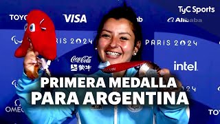 ANTONELLA RUIZ DÍAZ LE DIÓ LA PRIMERA MEDALLA A ARGENTINA EN LOS JUEGOS PARALÍMPICOS PARÍS 2024 🥇🇦🇷 [upl. by Phillie]