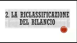 La Riclassificazione del Bilancio [upl. by Balf818]