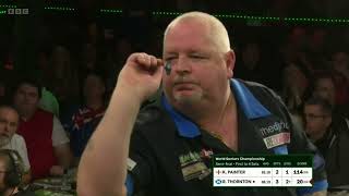 Thornton Beats Painter To Reach The Final  World Seniors Darts Championship 2022 [upl. by Catto734]