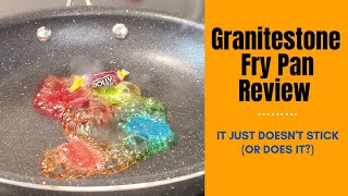 Granitestone NonStick Frying Pan Review It Just Doesnt Stickor Does It  MAKE EASY [upl. by Attiuqaj720]