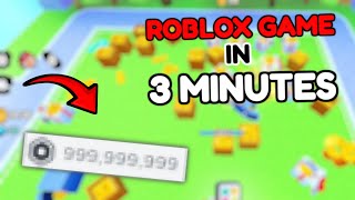 I made a Roblox game in 3 MINUTES [upl. by Nicky]