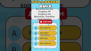 Syllogism Practice Questions 12  Syllogism Reasoning Tricks  Genius Gird Syllogism reasoning [upl. by Beffrey403]