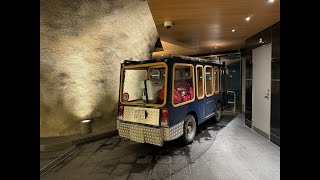 Zermatt Switzerland  Buggy Ride to The Omnia Hotel [upl. by Secilu]