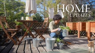 Home Updates  New houseplants my family visits making a bamboo clothesline [upl. by Ahmad]