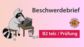 Beschwerdebrief B2 Sprachkurs  Prüfungsvorbereitung B2 telc [upl. by Anead96]