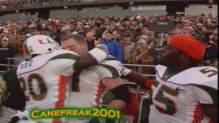 2001 Ed Reed Touchdown  Miami vs BC [upl. by Eirod]