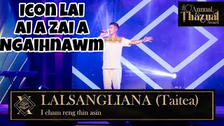 Lalsangliana  I Cham Reng Thin AsinThazual Award  RamBoss React [upl. by Annelg200]