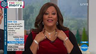 HSN  Sevilla Sterling Silver Jewelry 12142018  05 AM [upl. by Raclima]