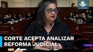 Reforma Judicial se puede analizar determina SCJN con 8 votos a favor y 3 en contra [upl. by Urata]