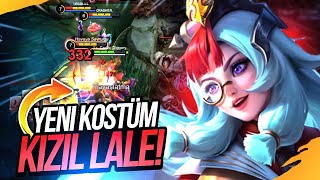 EDITH YENİ COLLECTOR KOSTÜM KIZIL KALE İLE OYNADIM amp GLOBAL DOLU TAKIM  Mobile Legends [upl. by Ogawa]