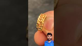 How to gold chain ring making process gold chain ring making gold chain making [upl. by Ahterahs]