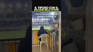 IL TIFOSO E IL BALCONE calcio serieb juvestabia italia [upl. by Brottman]