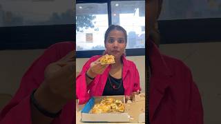 Eating Street Pizza In Dominos 😱 Eating Street Food In Dominos Food Challenge shorts ashortaday [upl. by Aydiv]