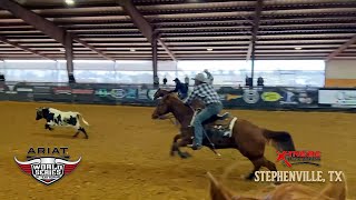 Ariat World Series of Team Roping  Open Roping at the Stephenville Qualifier [upl. by Aglo223]