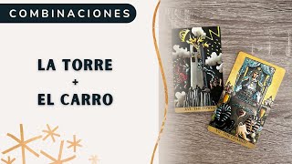 Significado de la Torre  el Carro ✨ Combinaciones en el Tarot [upl. by Ondrej197]