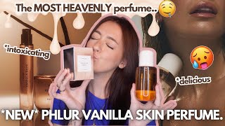 Im NOT JokingTHIS IS THE BEST VANILLA PERFUME EVER 😭🤤NEW PHLUR VANILLA SKIN EDP REVIEW [upl. by Odraboel]