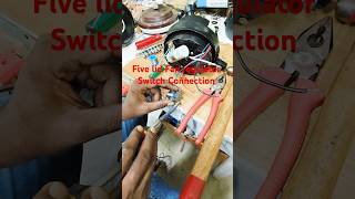 Five lid Fan regulator switch connection electrical electrician electricalwork electrical job [upl. by Birchard547]