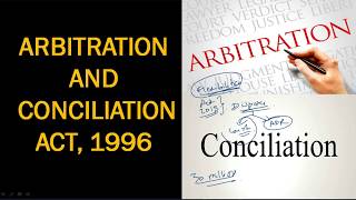 Arbitration amp Conciliation Act 1996 [upl. by Azeel]