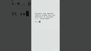 Does glucagon like peptide GLP1 function like glucagonFind the truth here medicalterminology [upl. by Bounds]