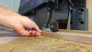 Anti Kickback Theory amp Safe Demonstration  Table Saw amp Radial Arm Saw [upl. by Isaac]