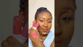 Mixing Elf camo liquid blushes in coral crush and pinky promise [upl. by Mungam]