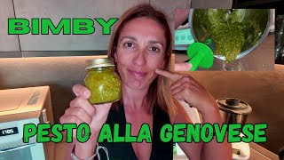 Ricetta Pesto alla Genovese con Bimby Facile e Gustoso bimby pesto pasta bimbytm6 [upl. by Esenaj557]