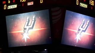 San Antonio Spurs  2013 Intro and Game 1 Starters [upl. by Perreault]