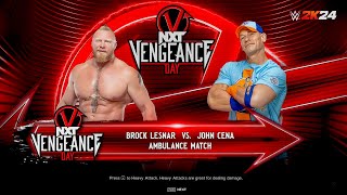 Brok Lesnar Vs Jhon Cena One on One Ambulance Match [upl. by Holofernes]