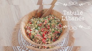 TABULÉ LIBANÉS receta TRADICIONAL EXPLOSIÓN de SABORES FRESCOS  La ENSALADA 🥗 PERFECTA del verano [upl. by Fredek]