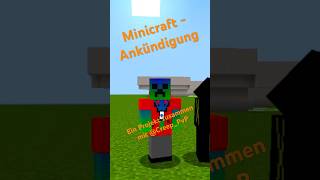 Ankündigung  MC aber wir sind 10x so kleinMinicraft Projekt mit CreepPVP minecraft rayshayx [upl. by Ramej]