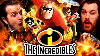 HONEY WHERE IS MY SUPER SUIT  First Time Reaction to The Incredibles [upl. by Remos]