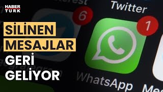 WhatsApp silinen mesajı geri yükleme özelliği getirdi [upl. by Anitsirhc]