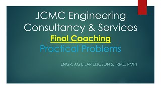 JCMC  Final Coaching Practical Problem [upl. by Omle229]