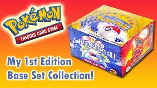 My Pokemon Card 1st Edition Base Set Collection [upl. by Pentha]