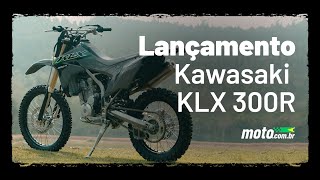 Nova Kawasaki KLX 300R  Primeiras impressões por mestres no Off Road [upl. by Eniretak]