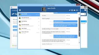 TeamViewer 10  New Chat Features [upl. by Demetre]