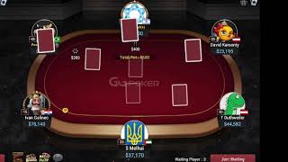 40kNL David Karsenty Vs Barak Wisbrod Vs Dudd1 Vs Ivan Galinec Melhui kipoete  High Stakes Poker [upl. by Elleyoj]