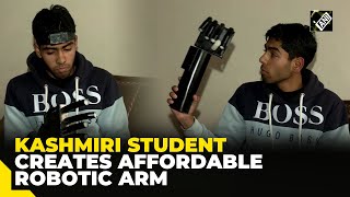 Empowering Innovation Kashmiri student develops lowcost headoperated robotic arm [upl. by Nevur]