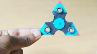 How to Make Fidget Spinner at Home Without Bearings [upl. by Nimrak]