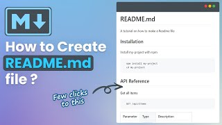 How to make a READMEmd file Easiest way [upl. by Setiram]