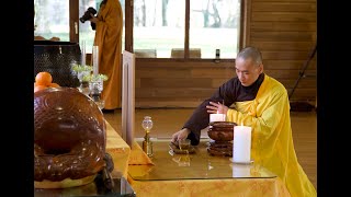 Thich Nhat Hanh Memorial Ceremony Day 5  from Plum Village France  2022 01 26 [upl. by Hpotsirhc]