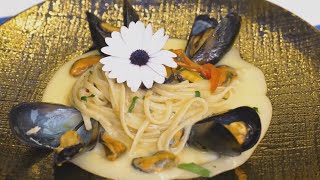 Linguine patate e cozze  Assunta la regina del Mare [upl. by Roarke9]