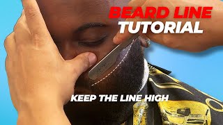 Beard Lineup Tips Get the Sharp Line Without Pushing Down the Beard [upl. by Ilil]