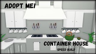 ADOPT ME CONTAINER HOUSE 3  АДОПТ МИ ОБУСТРАИВАЕМ ДОМ  ROBLOX  ГОСТИНАЯ  ADOPT ME SPEEDBUILD [upl. by Hardej]