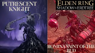 Elden Ring Shadow of the Erdtree Putrescent Knight and Romina Saint of the Bud [upl. by Sigfrid809]