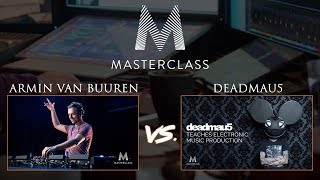 Masterclass Review deadmau5 vs Armin van Buuren [upl. by Notyalc]