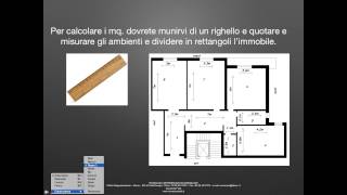 TUTORIAL CALCOLO METRI QUADRI COMMERCIALI [upl. by Min]