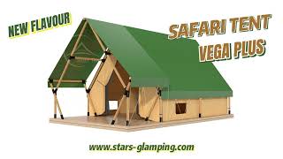 Vega Plus  Luxury Safari Tent with Bathroom for Glamping [upl. by Erena]