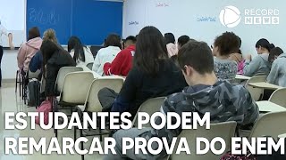 Estudantes podem remarcar prova do Enem por dificuldade de acesso [upl. by Gaultiero]